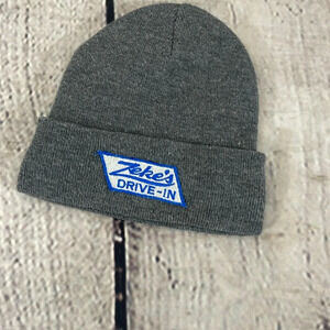 Zeke’s drive in patch beanie